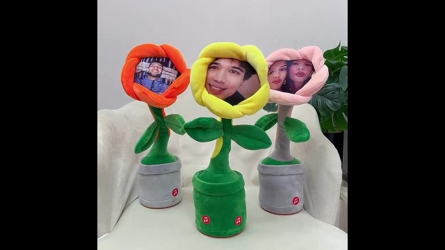 Amazon.com: Cumtoumy Dancing Flower with Custom Face,Gag Gifts